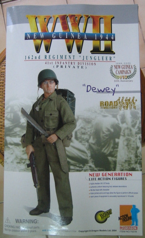 Dragon 1/6 12" New Generation WWII New Guinea 1944 162nd Regiment Jungleer Dewey Action Figure