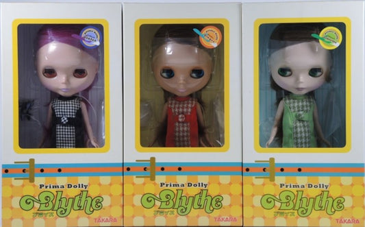Takara 12" Neo Blythe Prima Dolly Ginger Ashlette Violet 3 Doll Collection Figure Set