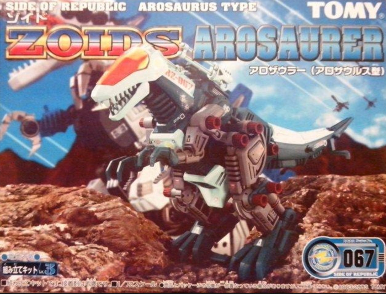 Tomy Zoids 1/72 RZ-067 Arosaurer Type Model Kit Figure