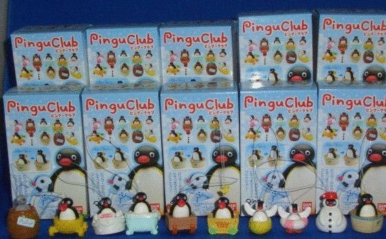 Bandai Pingu Penguin Club 20 Mini Trading Figure Set