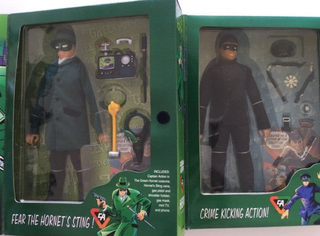 KB Toys 1998 1/6 12" Captain Action The Green Hornet Kato Action Figure Set