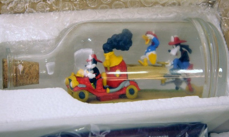 Epoch Disney Bottle Interior Collection Mickey's Fire Brigade 1935 Figure Used - Lavits Figure
 - 2