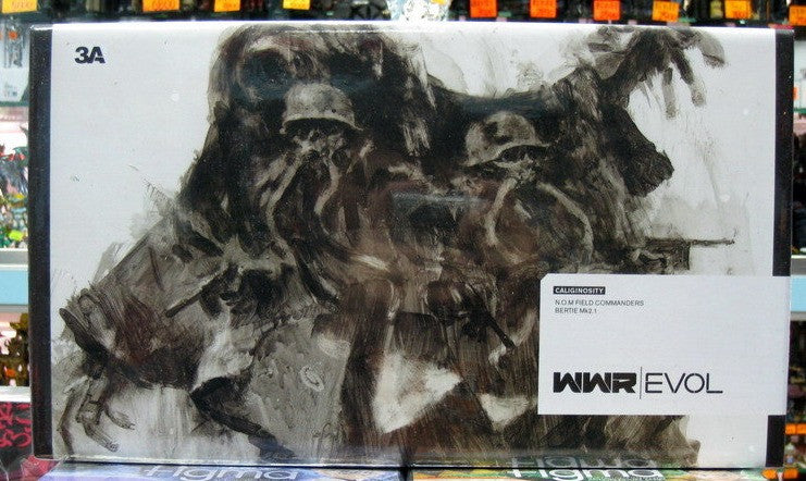 ThreeA 3A Toys Ashley Wood WWRp Evol Caliginosity N.O.M Field Commander 01 & 02 6" Vinyl Figure Set - Lavits Figure
 - 2