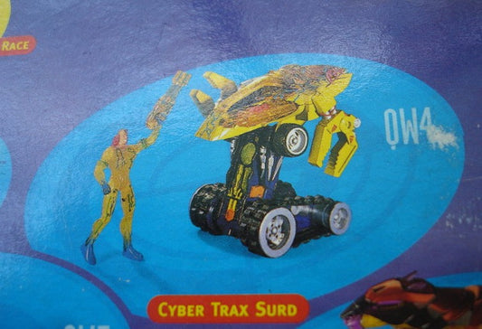 1996 Jonny Quest QW4 Cyber Trax Surd Action Figure - Lavits Figure
 - 1