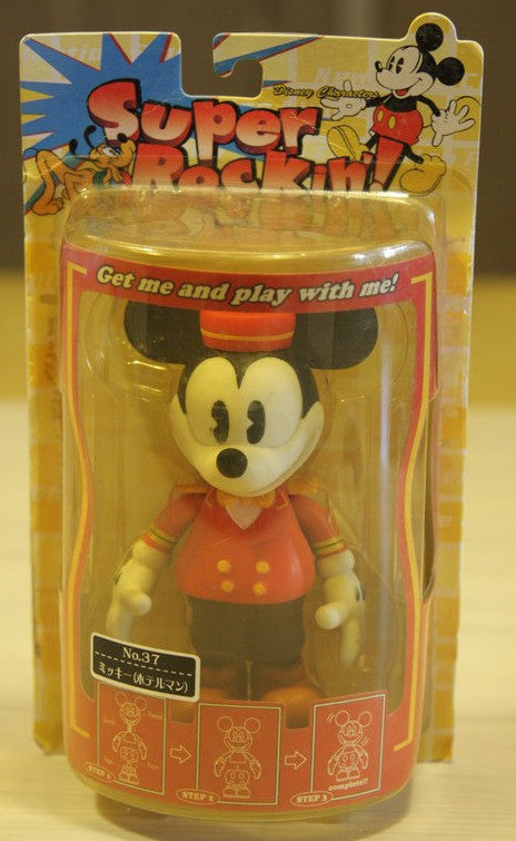 Sega Disney Characters Super Rockin No 37 Mickey Mouse Bobble Head Figure - Lavits Figure
