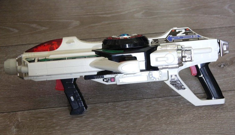 Bandai 2000 Power Rangers Time Force Timeranger DX Canon Weapon Play Set Used - Lavits Figure
 - 2