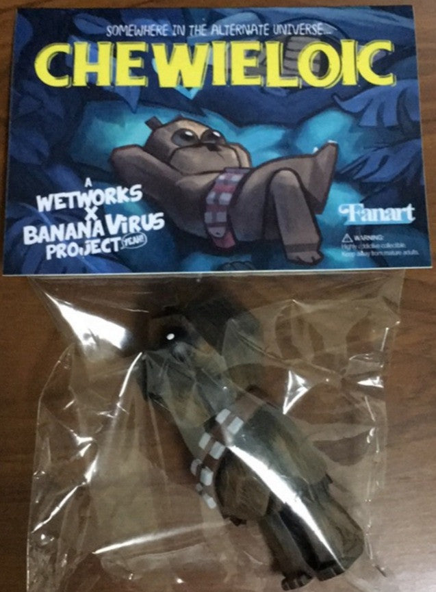 Fanart A Wetworks x BanaNa ViruS Chewie Loic 4" Vinyl Figure