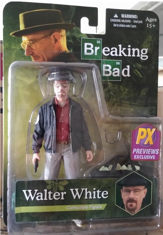 Mezco Toys Breaking Bad PX Previews Exclusive Walter White Heisenberg 6" Collectible Figure - Lavits Figure
