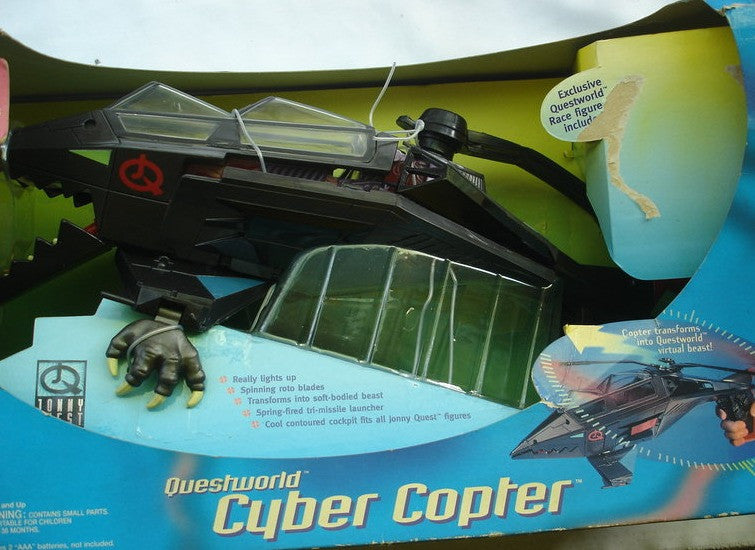 1996 Jonny Quest Questworld Cyber Copter Action Figure - Lavits Figure
 - 1