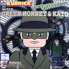 Medicom Toy Kubrick 100% The Green Hornet & Kato 2 Figure Set