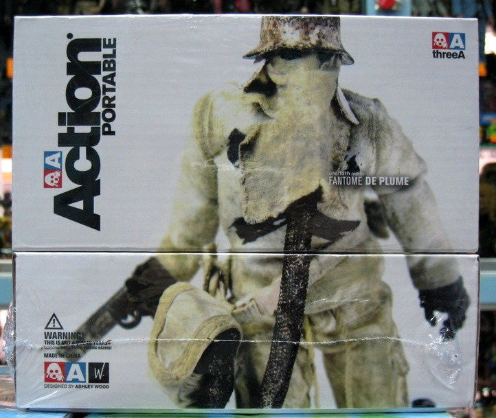 ThreeA 3A Toys 2013 Ashley Wood WWRp Fantôme Nom de Plume Bambaland Exclusive 6" Vinyl Figure - Lavits Figure
 - 2