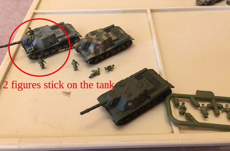 Takara 1/144 WTM World Tank Museum Panzer Tales Series 05 22 Figure Set Used