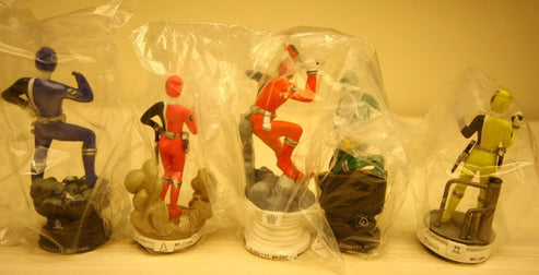 Power Rangers Dekaranger SPD Space Patrol Delta Gashapon Chess 5 Figur ...