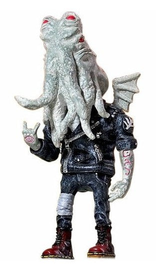 2013 Mighty Jaxx Daniel Yu Oi! Cthulhu Albino Exclusive White Ver 6" Resin Figure - Lavits Figure
 - 1