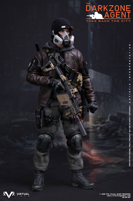 Virtual Toys 12" 1/6 The Darkzone Agent Action Figure