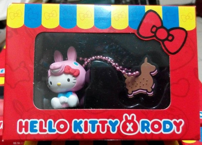 Hello Kitty x Rody Family Mart Limited 12 Chocolate Mascot Strap Figure Set - Lavits Figure
 - 2