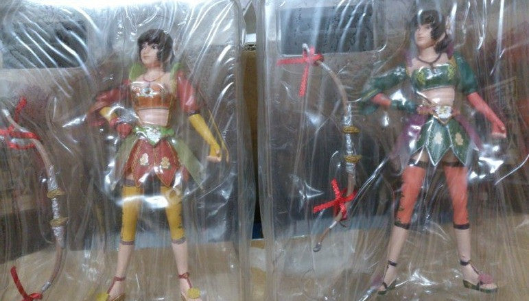 Koei Shin Sangokumusou 5 Dynasty Warriors MSJ NFS Characters Museum Sun Shang Xiang 1P & 2P Ver 2 Trading Collection Figure Set