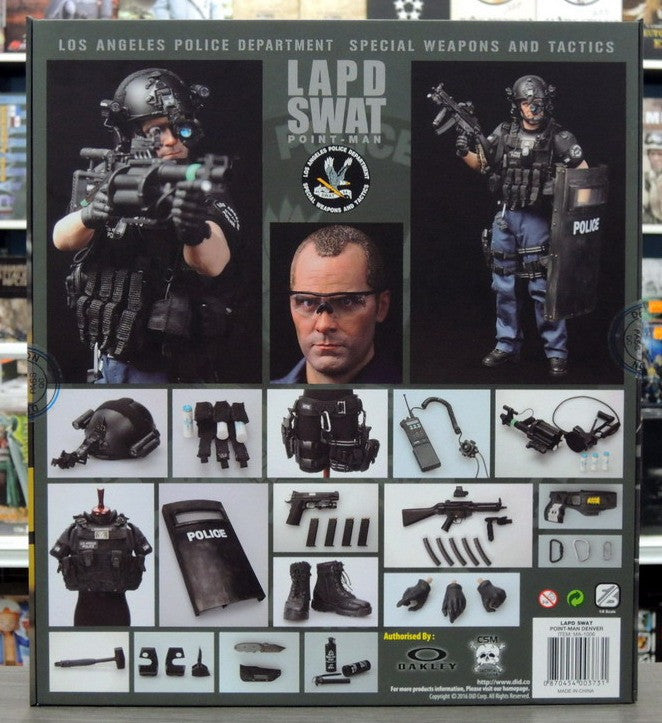 DID 12" 1/6 Collectable Los Angeles Police Department Special Weapons And Tactics Lapd Swat Point Man Denver Action Figure - Lavits Figure
 - 2