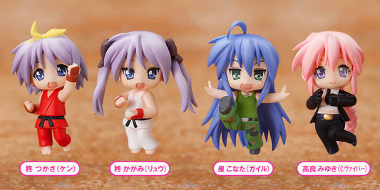 Good Smile Nendoroid Petite Lucky Star x Street Fighter Figure Set