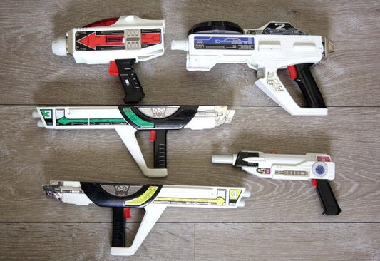 Bandai 2000 Power Rangers Time Force Timeranger DX Canon Weapon Play Set Used - Lavits Figure
 - 1