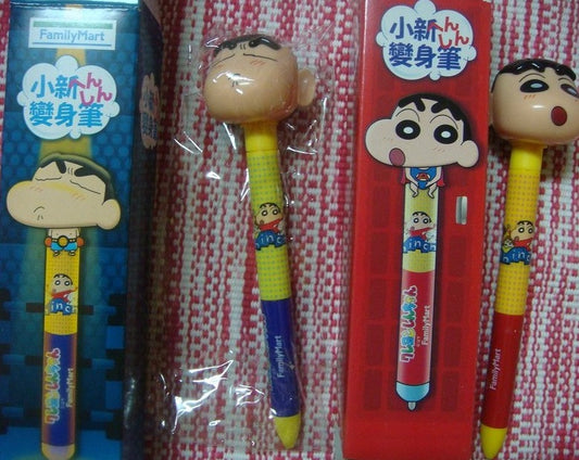 Crayon Shin Chan Family Mart Limited 2 Change Pen Figure Set