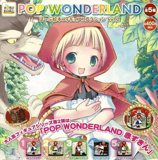 Koro Koro Pop Wonderland Little Red Riding Hood Gashapon 5 Figure Set - Lavits Figure
