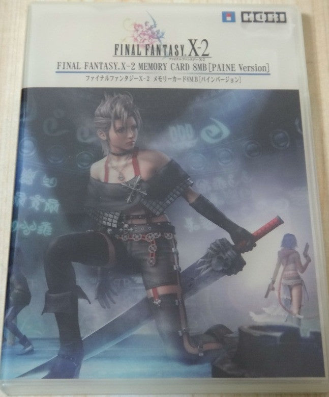 Hori Final Fantasy X-2 PlayStation 2 PS2 Memory Card 8MB Case Paine Ver Used