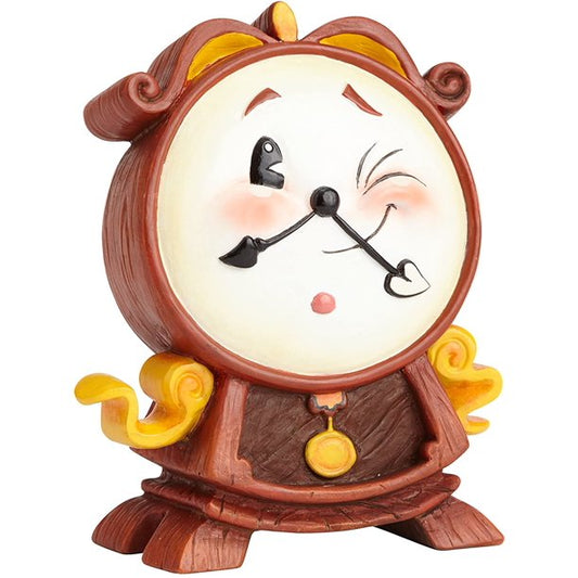 Enesco The World of Miss Mindy Disney Beauty and the Beast Cogsworth Anime ver Collection Figure