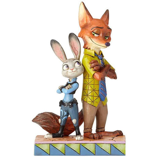 Enesco Jim Shore Disney Traditions Zootopia Nick & Judy Collection Figure