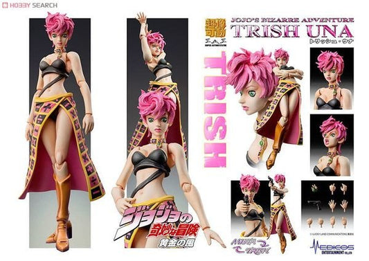 Medicos SAS Super Action Statue JoJo's Bizarre Adventure P5 Golden Wind Trish Action Figure