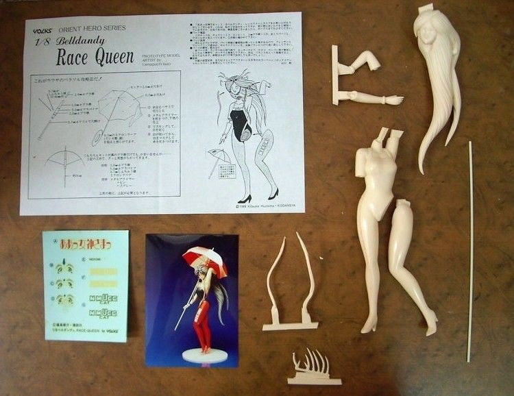 Volks 1/8 Orient Ah Oh My Goddess Belldandy Race Queen Cold Cast Model Kit Figure - Lavits Figure
 - 3