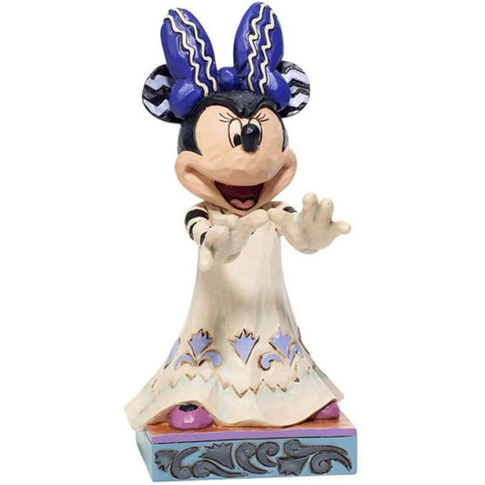 Enesco Jim Shore Disney Traditions Minnie Mouse Bride of Frankenstein Collection Figure