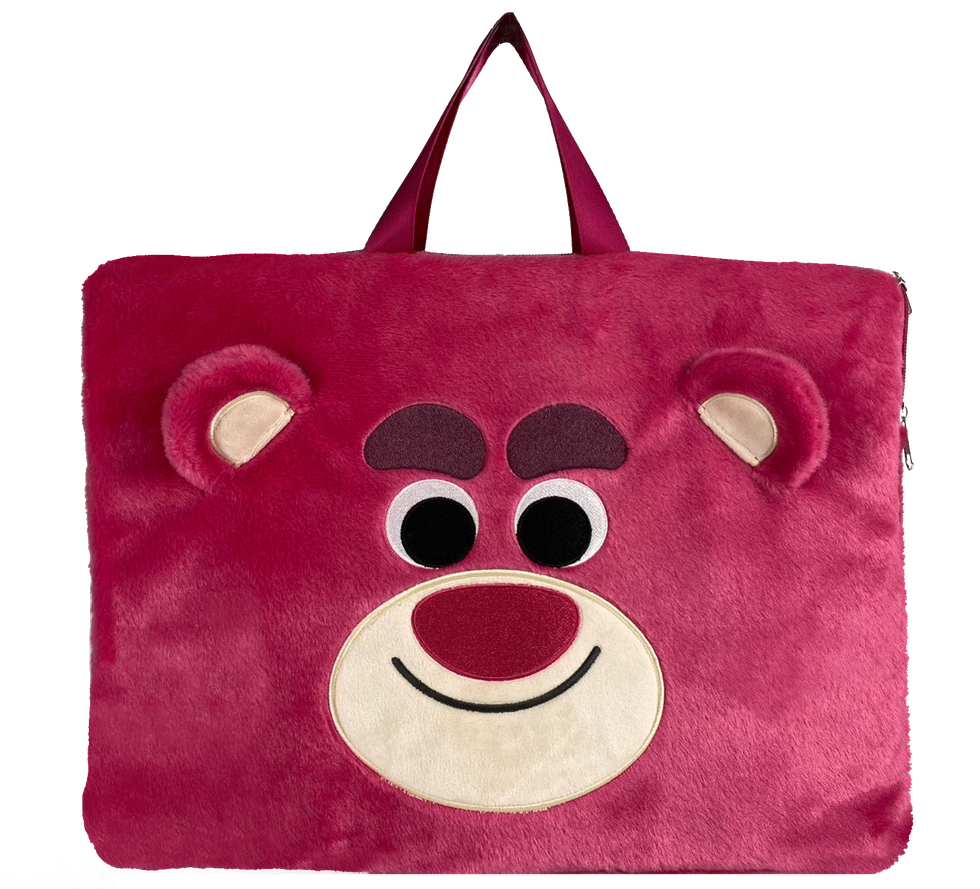 Disney Pixar Taiwan Family Mart Limited Furry Friends 40x30cm Laptop Case Lotso ver