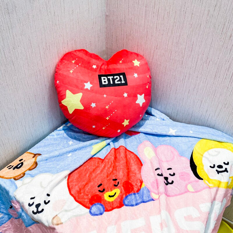 BTS BT21 Taiwan Cosmed Limited Plush Doll & Blanket Set