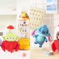 Kirin Afternoon Tea Taiwan Limited Disney Stitch & Aliens 2 Plush Doll in Bottle Figure Set