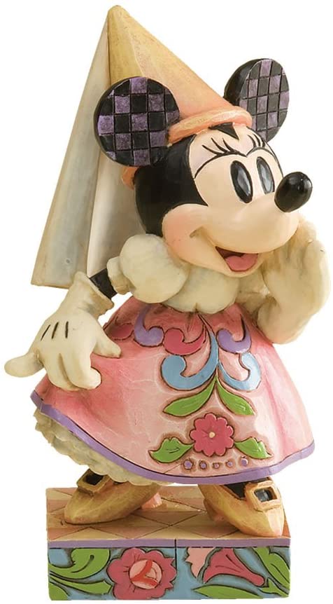 Enesco Jim Shore Disney Traditions Minnie Mouse Demure and Sweet Collection Figure