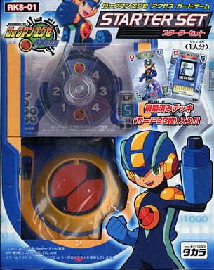 Takara 2004 Capcom Mega Man Rockman Exe Axess RKS-01 Starter Set Card Game