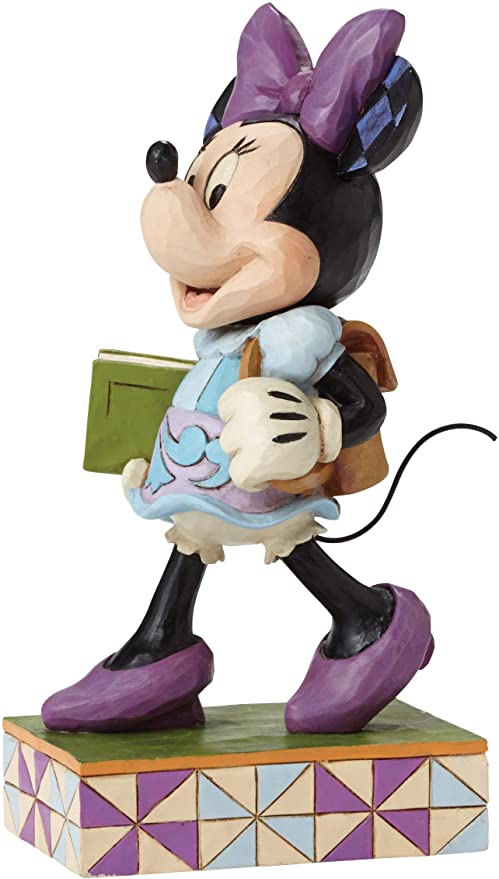 Enesco Jim Shore Disney Traditions Minnie Mouse Back to School Collection Figure