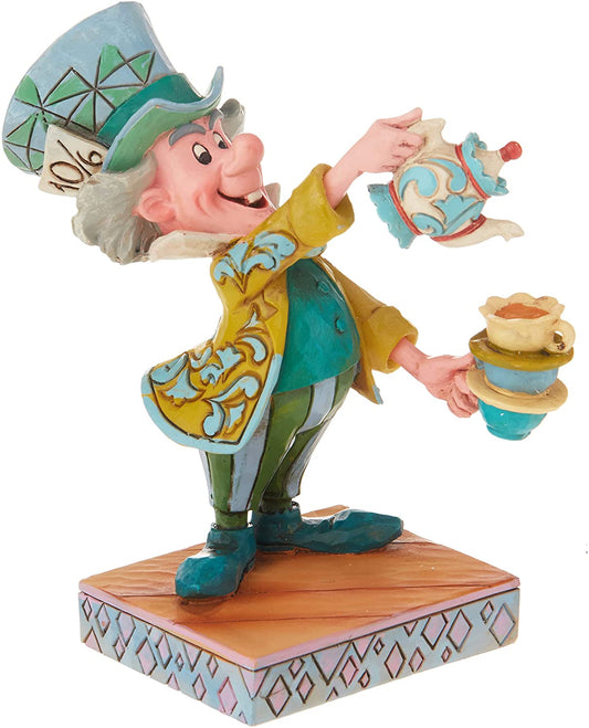 Enesco Jim Shore Disney Traditions Alice in Wonderland Mad Hatter Collection Figure
