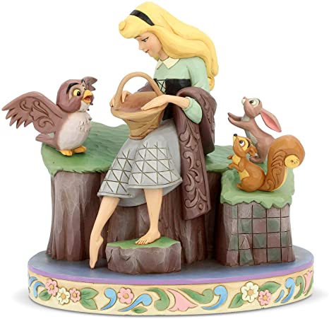 Enesco Jim Shore Disney Traditions Sleeping Beauty Princess Aurora with Animals Collection Figure