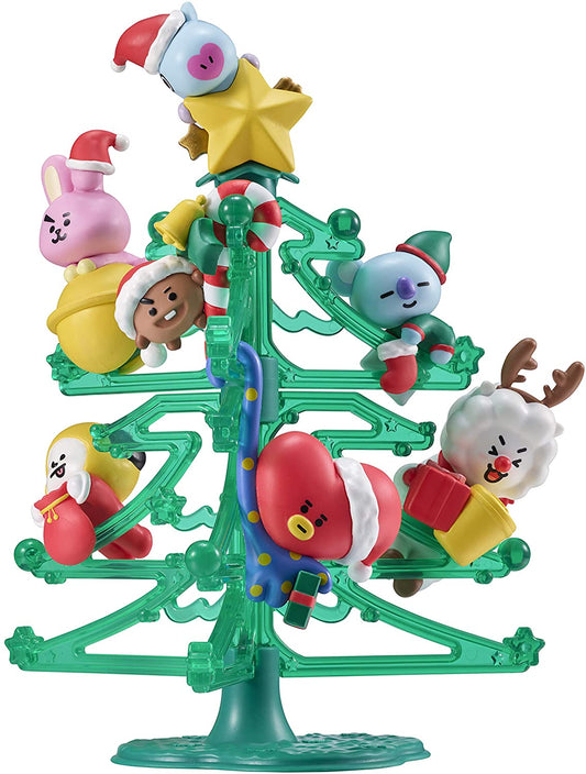 Young Toys BTS BT21 Christmas Tree 7 Trading Figure Set