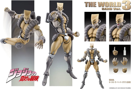 Medicos SAS Super Action Statue JoJo's Bizarre Adventure P3 The World 3 Sand ver Action Figure