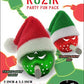 Toy2R Frank Kozik Kozik Mini Bomb X'mas Party Fun Twin Pack Red & Green ver 2" Vinyl Figure Set