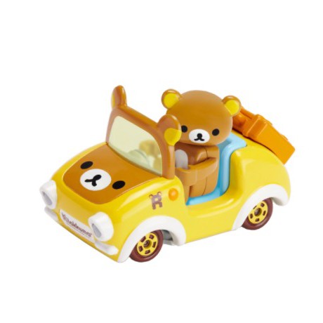 Takara Tomy Dream Tomica Car Ride On R07 Rilakkuma x Rilakkuma Car Figure