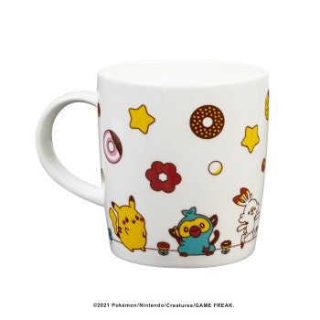 Mister Donut Taiwan Limited Pokemon Pocket Monster 2 350ml Mug Cup Set