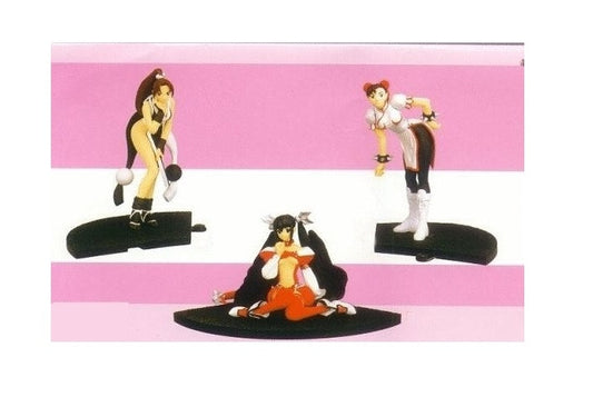 Banpresto 2003 Capcom SNK Sammy Collection Chun Li Mai Shiranui Dizzy 3 Figure Set Type B - Lavits Figure
 - 1