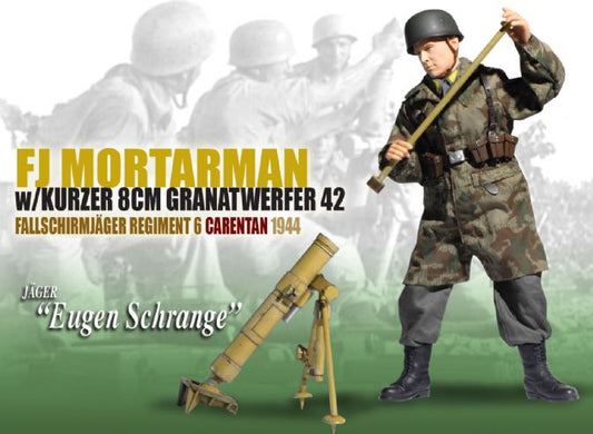 Dragon 1/6 12" WWII Carentan 1944 FJ Mortarman Mortar Eugen Schrange Action Figure