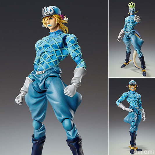 Medicos SAS Super Action Statue JoJo's Bizarre Adventure P7 Steel Ball Run Diego Brando Second Action Figure