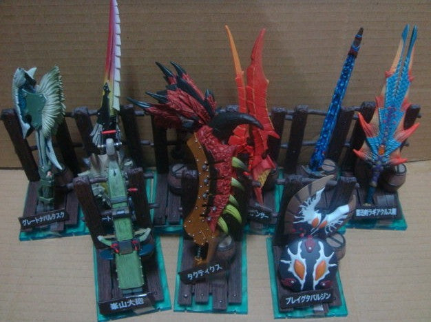 Capcom Monster Hunter Hunting Weapon Collection Vol 3 8+1 Secret 9 Trading Figure Set Used - Lavits Figure
 - 2