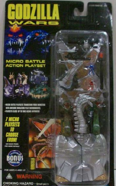 Hasbro 1995 Godzilla Wars Micro Battle Action Playset King Ghidorah Figure Set - Lavits Figure
 - 2